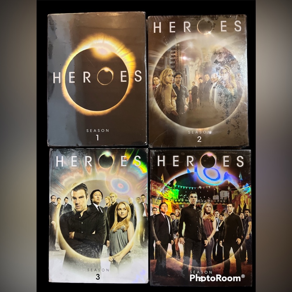 NEW SEALED - Heroes Complete Set 1-4 DVD Set - TV NBC. USA Region. Authentic